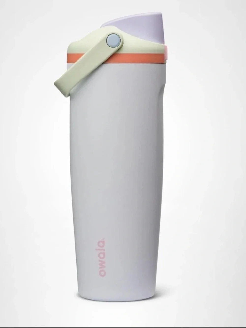 Owala Lavender Travel Bottle with Pastel Accents